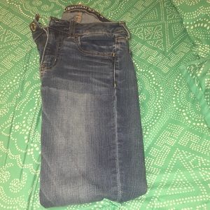 american eagle denim skinny jeans